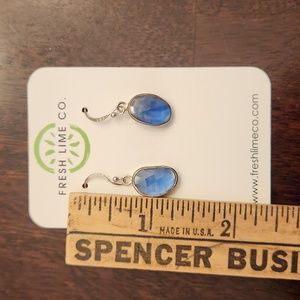 Blue Topaz Sterling Silver Earrings